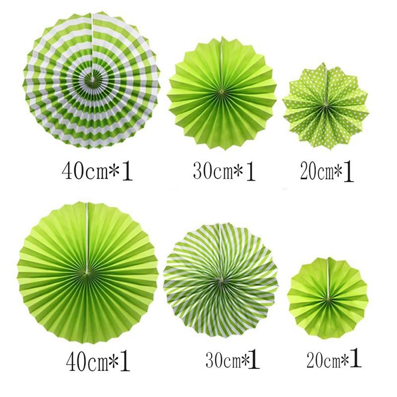 ll节日绿色夏威夷森林主题教室派对背景墙空中吊饰纸花球纸扇花套