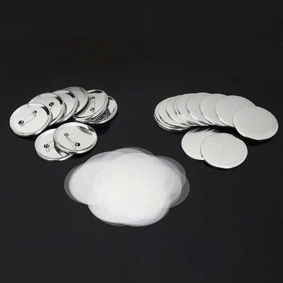 32mm 300 Sets DIY Blank Badge Supplies Pin Materials For