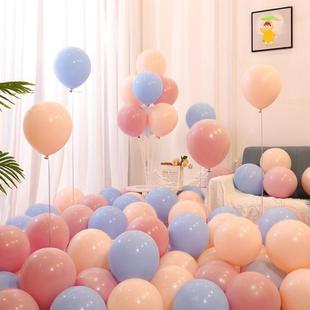 开业气球装饰活动场景布置拱门10寸乳胶红色加厚圣诞节派对汽球