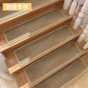 亚马逊地板橡胶垫地垫子家用垫防滑静音胶垫实木垫踏步楼梯亚麻免