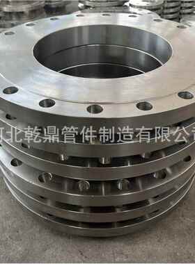 平板螺纹法兰焊接盲板法兰盖ASMEB16.36PL外径DN80PN10带颈法兰