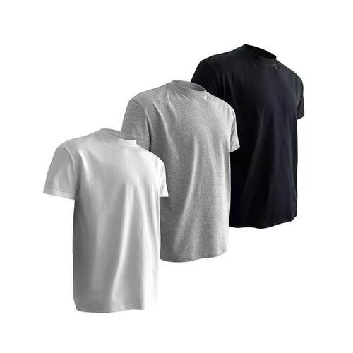 Men Heavyweight Sleeve Crew Neck Shirt 3 Crewneck F
