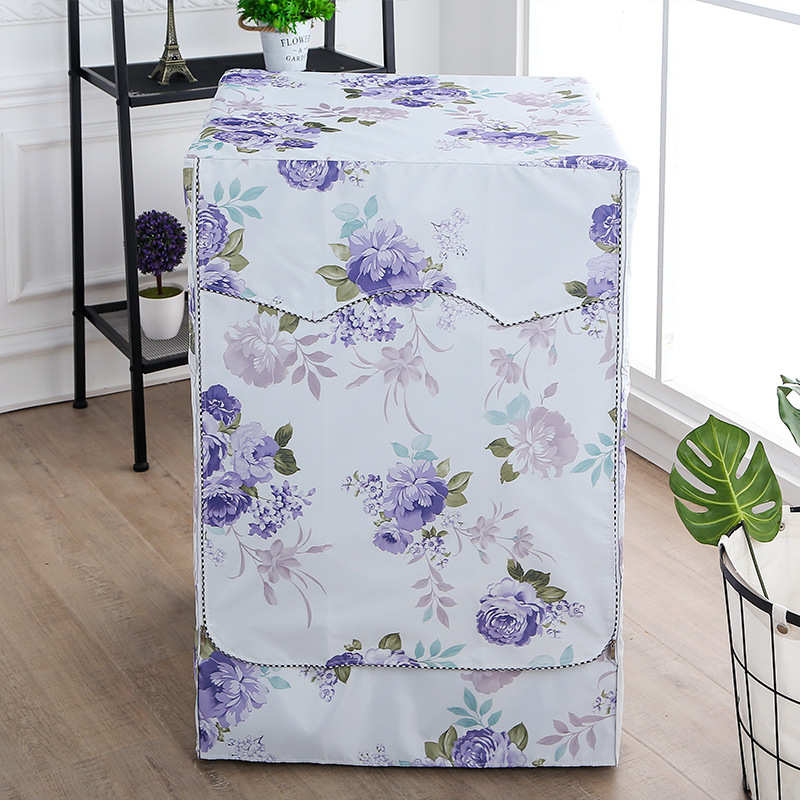 牛津布涂银洗衣罩全自动波轮滚筒通用防尘罩开机可用薇妍