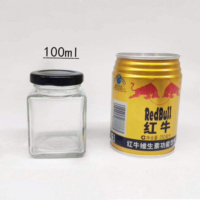 方形蜂蜜玻璃泡菜瓶果酱瓶燕窝储存密封罐腐乳瓶罐头食品瓶