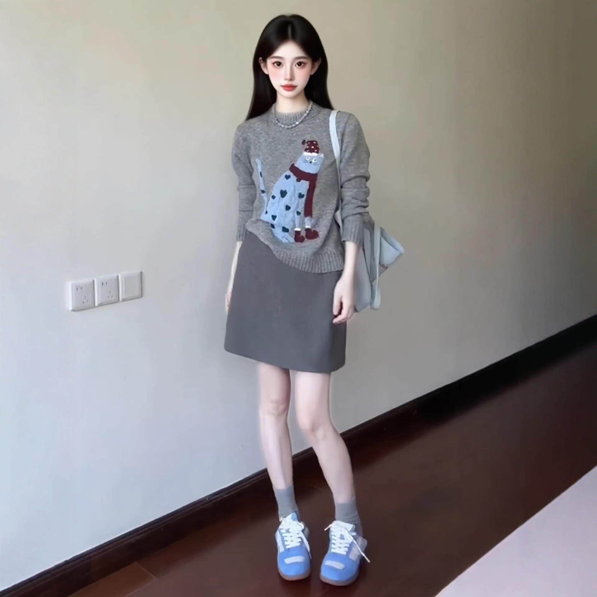 日系连衣裙套装女士2025新款秋季气质一整套ootd短裙职场正式穿搭