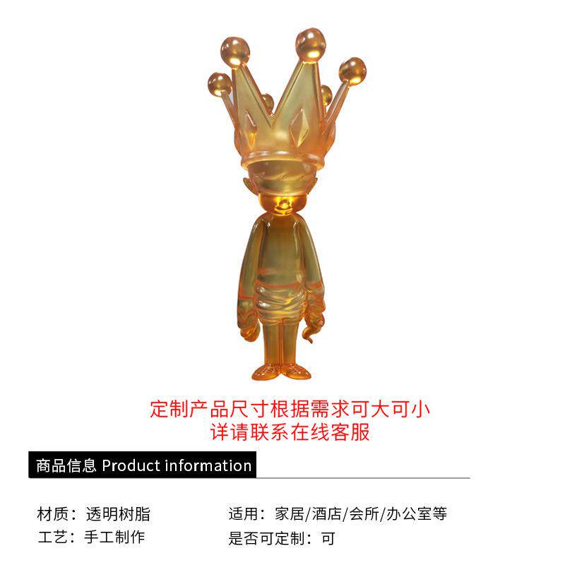 现代意式轻奢样板间人体结构半身人物人像透明树脂雕塑艺术品摆件