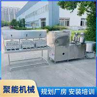 小型豆腐制作机器新型双排嫩豆腐生产线 聚能豆制品设备