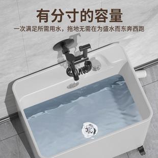 塑料把池一体式 家用拖拖池553卫拖生间把布盆阳台池拖把水槽池拖