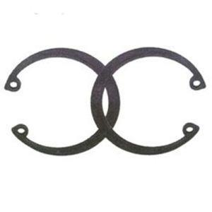 DIN9凸83带外耳挡圈带齿弹轴用性圈带齿轴用卡簧1挡6441--45