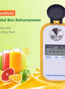 DR102数显糖度计折射仪BRIX0-90%糖度计果汁蜂蜜测量检测仪折光仪