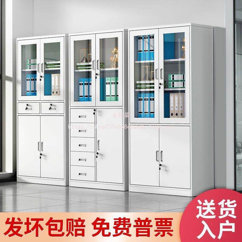 档凭证柜柜子案柜铁皮文003件柜锁储物柜用资家带料钢制办公