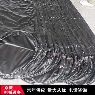 厂家供应矿用双抗风筒布 800-1000mm阻燃风筒布 伸缩导风筒现货