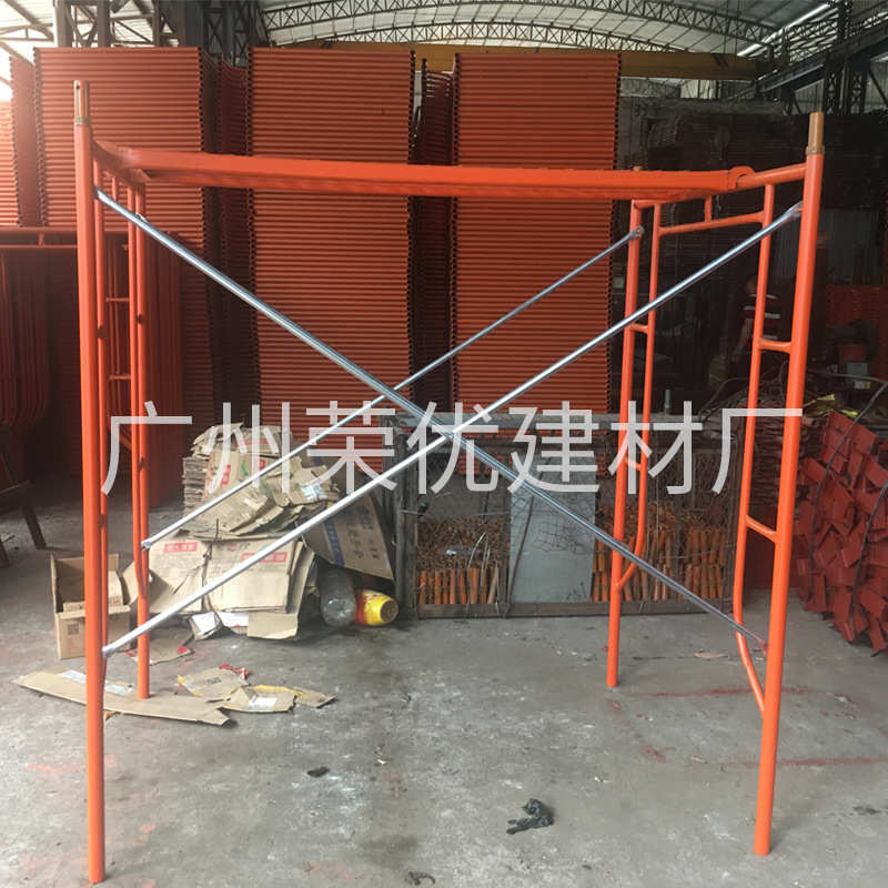 厂家广州装修工程活动移动脚手架 建筑加厚施工工地门式脚手架