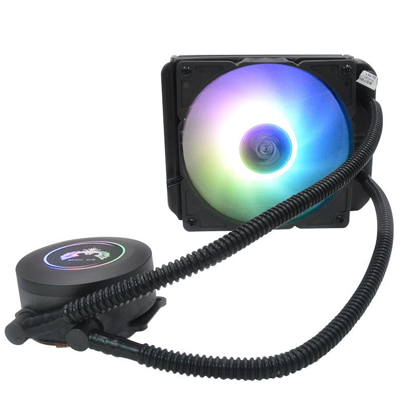 雄鹰120CPU散热器电脑台式静音1155AMD水冷风扇一体式水冷散热器