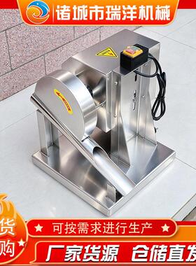 全自动鸭头劈半机不锈钢鸭头对半切割机卤菜店鸭头开瓣加工设备