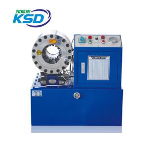 12V24V便携车载2寸4层高压油管压头机工地用51mm压管机