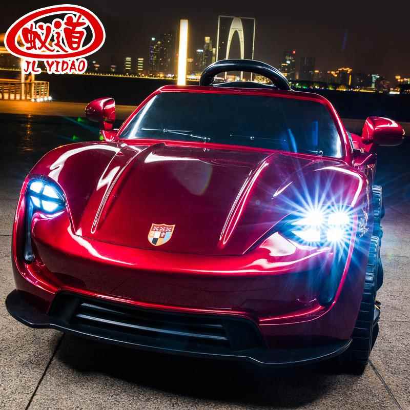 正品儿童电动车4轮四轮汽车四带宝遥可控小孩摇驱摆童车宝玩具坐