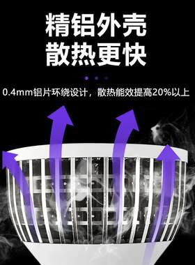新款直销LED大功率专用灯泡白光室内替换耐高温球泡灯高功率高亮