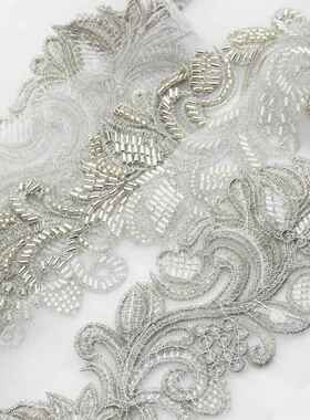 厂家现货礼脑珠玻璃珠金AH-183B色刺绣服汉服腰带绣服电装辅料配