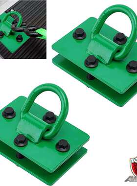 【折扣价】1/2英寸卡车固定连接D型环12000lbs重型锻造螺丝拖车环