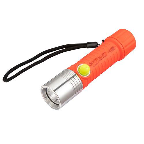 跨境新款防水潜水手电筒按钮开关T6强光18650/AAA通用远射夜潜