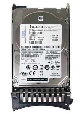 600GIBM适用X3650M3M4服务器49Y200349Y200410KSAS2.5