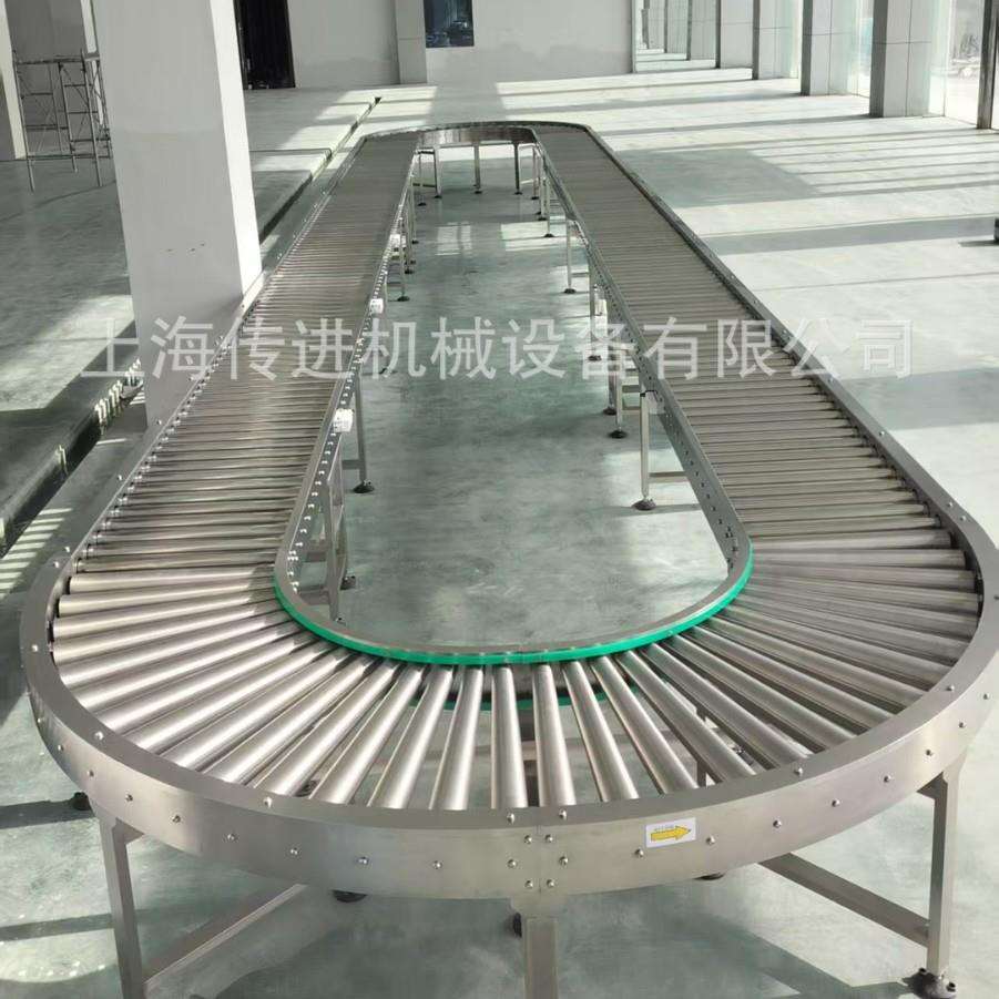 工业转弯滚筒输送机 堆积式滚筒输送机 泗阳不锈钢滚筒输送机