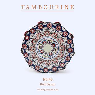 成人舞蹈铃鼓儿童奥尔夫专业打击乐器手拍鼓幼儿园老师用手鼓摇铃