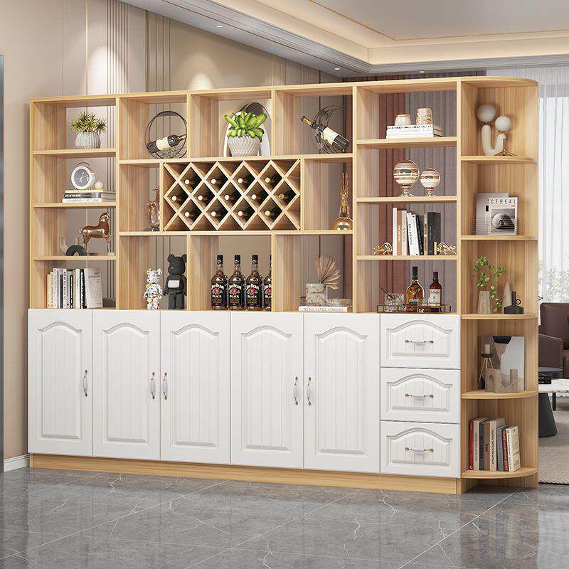 实木客厅玄关柜屏风隔断柜酒柜简约现代入户置物架门厅柜靠墙鞋柜