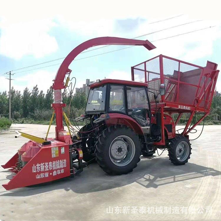 可收全株玉米的青储收割机前置式全株青储粉碎收割机工作视频