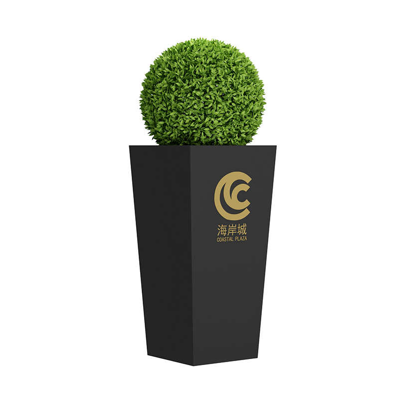 铁梯形落地槽艺种植移动组合花坛桶盆栽隔断阳台庭院花户外箱花箱