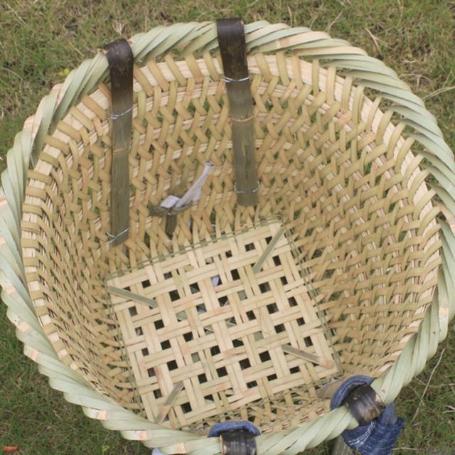 竹编背篓大号全竹背篼农用背草料采蘑菇承重强竹筐收菜筐家用农村