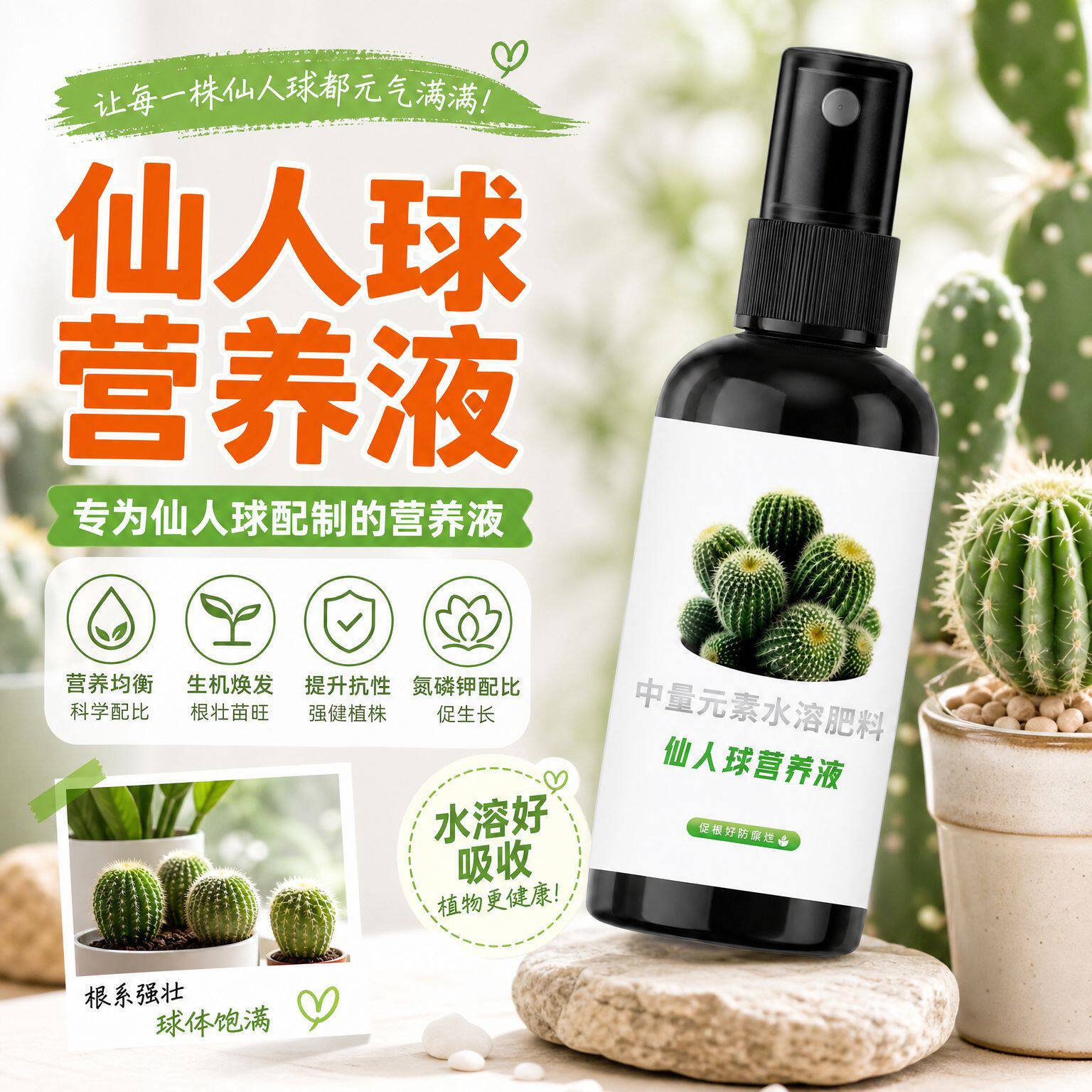 仙人球营养液营养液生物菌肥
