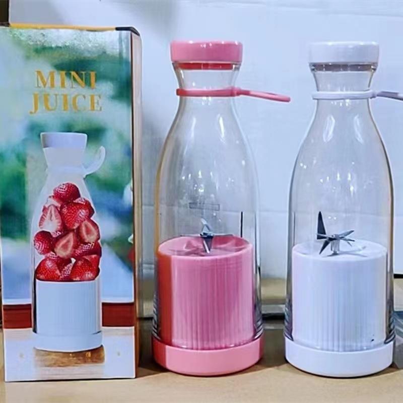 电动榨汁机便携果汁杯 果汁瓶家用小型充电随行杯6叶刀学生果汁机