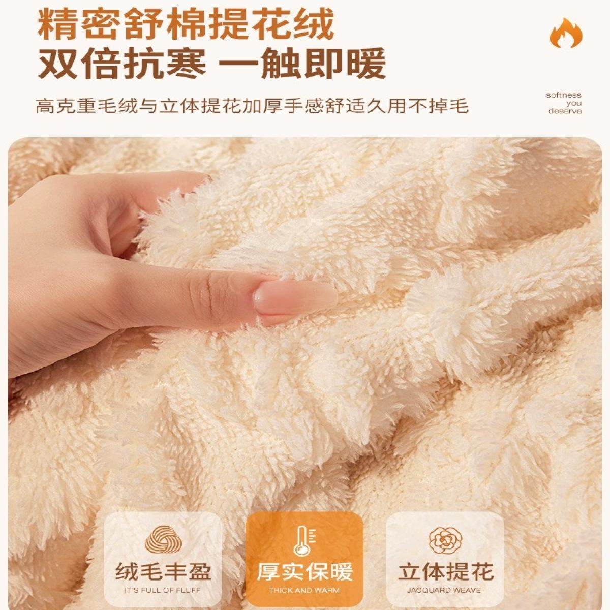 小清新提花绒沙发巾盖布全包万能沙发套罩毯加厚毛绒保暖沙发垫子,居家布艺,沙发套,淘宝优惠券,粉丝福利购,淘宝优惠卷