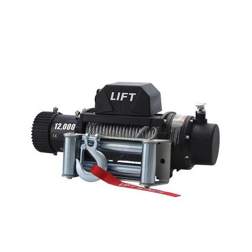 热销12V/24V钢丝绳电动绞盘车载便携绞盘 越野车自救车载绞