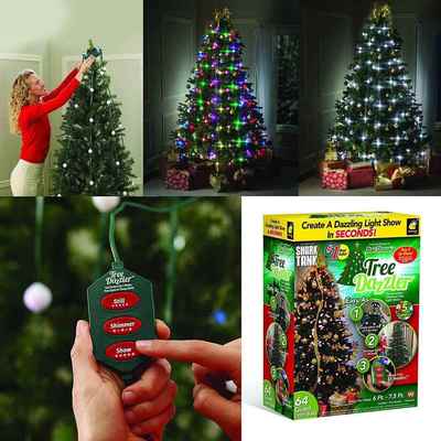 圣诞节灯串Tree Dazzler 64灯 Tree DazzleLED灯串 TV圣诞串灯