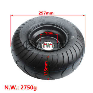 配件.6 卡丁车.13x5轮胎613x6摩托寸电动50 四轮真空铁轮毂改装