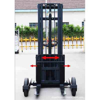 越野型电动液压叉车1.5吨户外步行式升高车液压装卸车堆高车