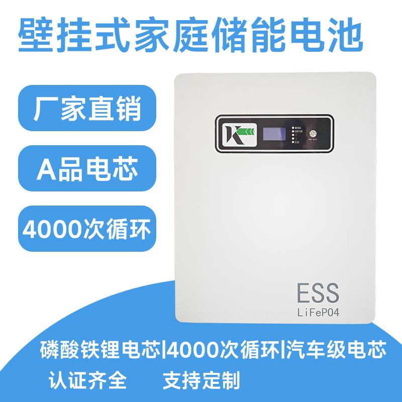 51.2V 200AH-F壁挂式家庭储能系统磷酸铁锂壁挂式电池