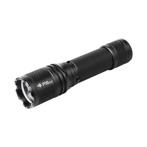ACEBEAM P16 2.0 黑/沙 双尾按三模式战术便携露营手电筒