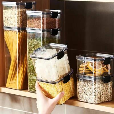 Kitchen Sealed Jar For Grain Beans Storage Tank Large Capaci