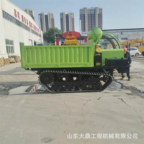 农用履带运输车-10吨工程橡胶底盘转运车山地爬山机