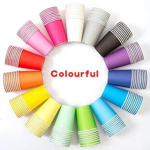 colorful DIY paper cups tod children for handmade