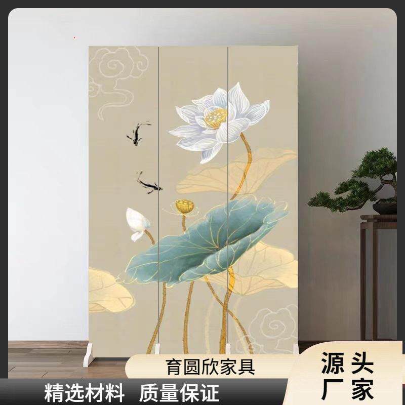 25新款中式屏风隔断卧室折叠简易可移动屏风公围挡客厅玄关遮挡