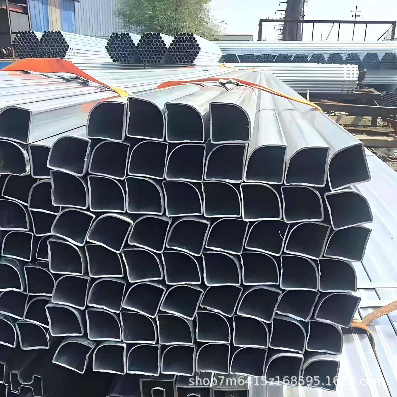 Q235冷拔异型管D形P形H形扇形管定 制机械设备轨道用山东源头厂家