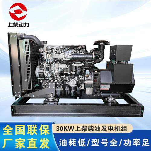 发电机应急备用养殖专用30KW动力全铜无刷柴油发电机组