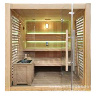 SK802豪华桑拿房石墨稀光波房频谱房干蒸房休闲康体干湿蒸房