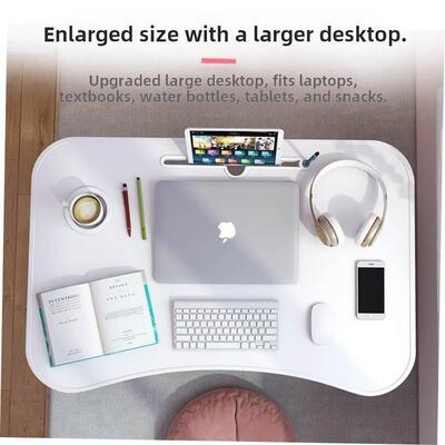 Foldable notebook student dormitory study table bed desk