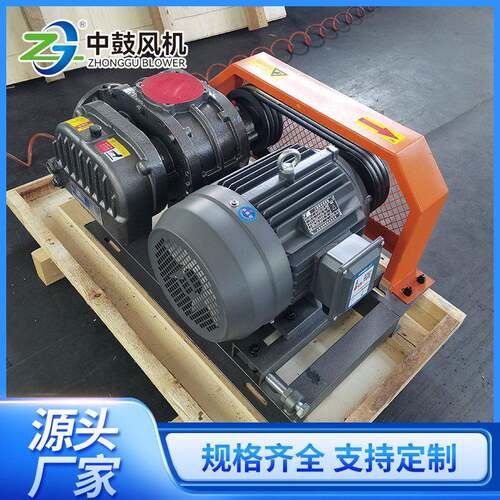 曝气风机ZZR175型号30W三叶罗茨鼓风机污水处理厂家直供45W电机